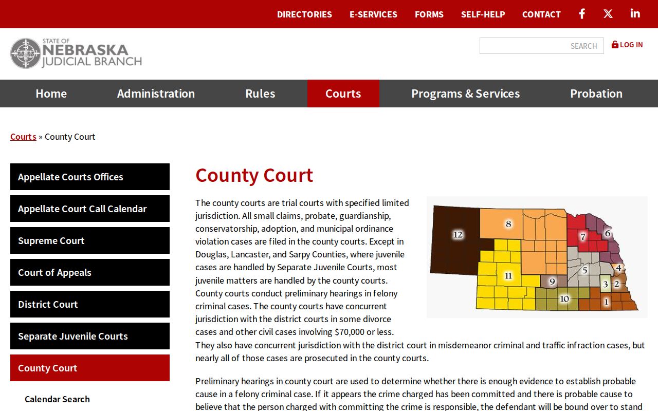 Greeley County warrant lookup County Court jurisdiction