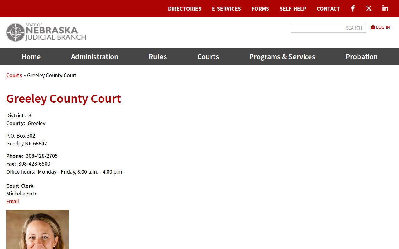 Greeley Center warrant search County Court contact