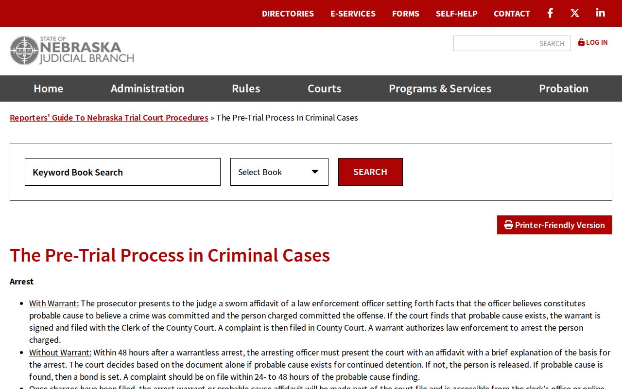 Greeley County arrest warrant search probable cause affidavit
